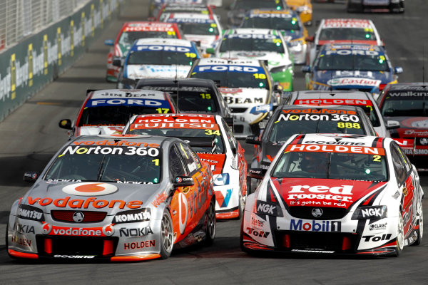 Round 4 - Hamilton 400.
Hamilton City Street Circuit, Hamilton, New Zealand.
17th - 18th April 2010.
Car 1, Jamie Whincup, Commodore VE, Holden, T8, TeamVodafone, Triple Eight Race Engineering, Triple Eight Racing.
World Copyright: Mark Horsburgh / LAT Photographic
ref: 1-Whincup-EV04-10-3578 Round 4 - Hamilton 400.
Hamilton City Street Circuit, Hamilton, New Zealand.
17th - 18th April 2010.
Car 1, Jamie Whincup, Commodore VE, Holden, T8, TeamVodafone, Triple Eight Race Engineering, Triple Eight Racing.
World Copyright: Mark Horsburgh / LAT Photographic
ref: 1-Whincup-EV04-10-3578