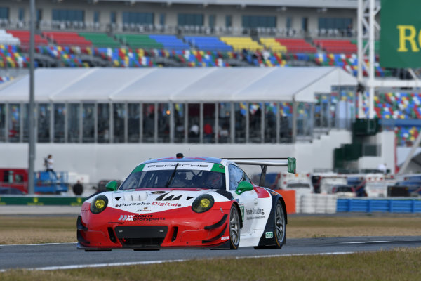 IMSA WeatherTech SportsCar Championship
Rolex 24 Hours
Daytona Beach, Florida, USA
Friday 26 January 2018
#58 Wright Motorsports Porsche 911 GT3 R, GTD: Patrick Long, Christina Nielsen, Robert Renauer, Mathieu Jaminet
World Copyright: Richard Dole
LAT Images
ref: Digital Image 5RD_6763 IMSA WeatherTech SportsCar Championship
Rolex 24 Hours
Daytona Beach, Florida, USA
Friday 26 January 2018
#58 Wright Motorsports Porsche 911 GT3 R, GTD: Patrick Long, Christina Nielsen, Robert Renauer, Mathieu Jaminet
World Copyright: Richard Dole
LAT Images
ref: Digital Image 5RD_6763