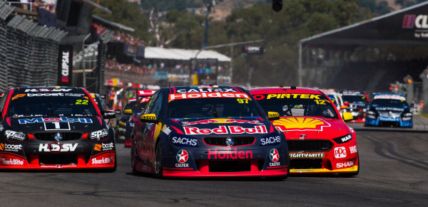2017 Supercars Championship Round 1.
Clipsal 500, Adelaide, South Australia, Australia.
Thursday March 2nd to Sunday March 5th 2017.
Shane Van Gisbergen drives the #97 Red Bull Holden Racing Team Holden Commodore VF.
World Copyright: Daniel Kalisz/LAT Images
Ref: Digital Image 040317_VASCR1_DKIMG_6314.JPG 2017 Supercars Championship Round 1.
Clipsal 500, Adelaide, South Australia, Australia.
Thursday March 2nd to Sunday March 5th 2017.
Shane Van Gisbergen drives the #97 Red Bull Holden Racing Team Holden Commodore VF.
World Copyright: Daniel Kalisz/LAT Images
Ref: Digital Image 040317_VASCR1_DKIMG_6314.JPG