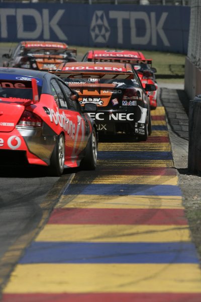 2007 Australian V8 Supercars - Clipsal 500.
Adelaide, Australia. 1st - 4th March 2007.
Garth Tander (HSV Dealer Team Holden Commodore VE). Action.
World Copyright: Mark Horsburgh/LAT Photographic
ref: Digital Image Kelly R-HSVDT-RD01-07-1218
2007 Australian V8 Supercars - Clipsal 500.
Adelaide, Australia. 1st - 4th March 2007.
Garth Tander (HSV Dealer Team Holden Commodore VE). Action.
World Copyright: Mark Horsburgh/LAT Photographic
ref: Digital Image Kelly R-HSVDT-RD01-07-1218
