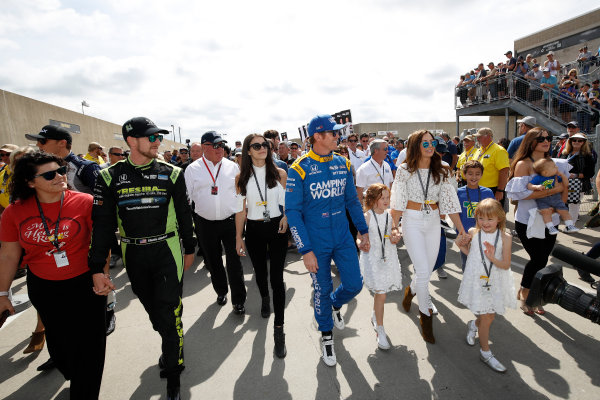 Verizon IndyCar Series
Indianapolis 500 Race
Indianapolis Motor Speedway, Indianapolis, IN USA
Sunday 28 May 2017
Tony Kanaan, Chip Ganassi Racing Teams Honda, Charlie Kimball, Chip Ganassi Racing Teams Honda, Scott Dixon, Chip Ganassi Racing Teams Honda, Max Chilton, Chip Ganassi Racing Teams Honda with team owner Chip Ganassi pre-race meeting and walk to pit lane
World Copyright: Michael L. Levitt
LAT Images