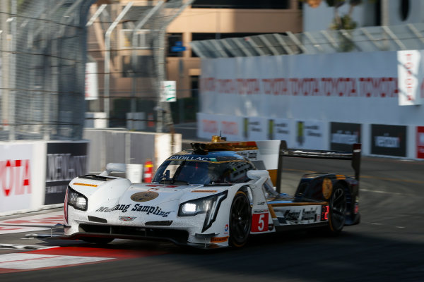 2017 IMSA WeatherTech SportsCar Championship
BUBBA burger Sports Car Grand Prix at Long Beach
Streets of Long Beach, CA USA
Friday 7 April 2017
5, Cadillac DPi, P, Joao Barbosa, Christian Fittipaldi
World Copyright: Jake Galstad/LAT Images 2017 IMSA WeatherTech SportsCar Championship
BUBBA burger Sports Car Grand Prix at Long Beach
Streets of Long Beach, CA USA
Friday 7 April 2017
5, Cadillac DPi, P, Joao Barbosa, Christian Fittipaldi
World Copyright: Jake Galstad/LAT Images