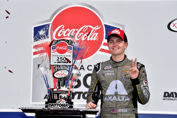 NASCAR XFINITY Series
Coca-Cola Firecracker 250
Daytona International Speedway, Daytona Beach, FL USA
Saturday 1 July 2017
William Byron, AXALTA / Vorteq Chevrolet Camaro
World Copyright: Rusty Jarrett
LAT Images