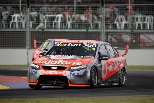 Clipsal 500, Adelaide Street Circuit.
Australia. 19th - 22nd March 2009
Jamie Whincup of Triple Eight Racing during the Clipsal 500, event 01 of the Australian V8 Supercar Championship Series at the Adelaide Street Circuit, Adelaide, South Australia, March 21, 2009.
World Copyright: Mark Horsburgh/LAT Photographic
ref: Digital Image V8_Clipsal500_092418 Clipsal 500, Adelaide Street Circuit.
Australia. 19th - 22nd March 2009
Jamie Whincup of Triple Eight Racing during the Clipsal 500, event 01 of the Australian V8 Supercar Championship Series at the Adelaide Street Circuit, Adelaide, South Australia, March 21, 2009.
World Copyright: Mark Horsburgh/LAT Photographic
ref: Digital Image V8_Clipsal500_092418