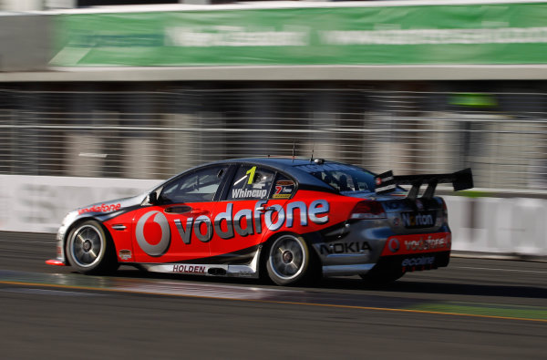 Round 4 - Hamilton 400.
Hamilton City Street Circuit, Hamilton, New Zealand.
17th - 18th April 2010.
Car 1, Commodore VE, Holden, Jamie Whincup, T8, TeamVodafone, Triple Eight Race Engineering, Triple Eight Racing.
World Copyright: Mark Horsburgh / LAT Photographic
ref: 1-Whincup-EV04-10-2228 Round 4 - Hamilton 400.
Hamilton City Street Circuit, Hamilton, New Zealand.
17th - 18th April 2010.
Car 1, Commodore VE, Holden, Jamie Whincup, T8, TeamVodafone, Triple Eight Race Engineering, Triple Eight Racing.
World Copyright: Mark Horsburgh / LAT Photographic
ref: 1-Whincup-EV04-10-2228