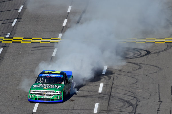 28-29 October, 2016, Martinsville, Virginia USA
Johnny Sauter does a burnout after winning.
©2016, John Harrelson / LAT Photo USA 28-29 October, 2016, Martinsville, Virginia USA
Johnny Sauter does a burnout after winning.
©2016, John Harrelson / LAT Photo USA
