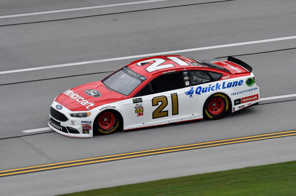 Monster Energy NASCAR Cup Series
GEICO 500
Talladega Superspeedway, Talladega, AL USA
Friday 5 May 2017
Ryan Blaney, Wood Brothers Racing, Motorcraft/Quick Lane Tire & Auto Center Ford Fusion
World Copyright: John K Harrelson
LAT Images