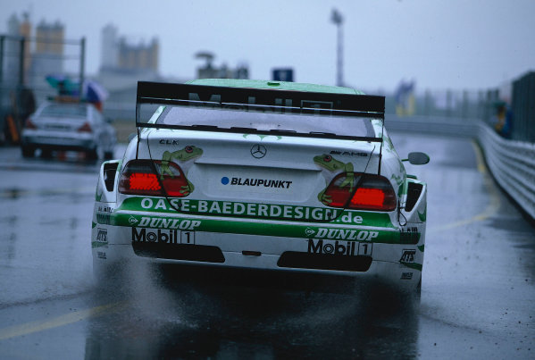 2002 DTM Championship, Zolder, Belgium. Rd 2, 4th-5th May 2002.
Webbed feet were the order of the day with bad weather affecting the racing.
World Copyright: Lawrence/LAT Photographic