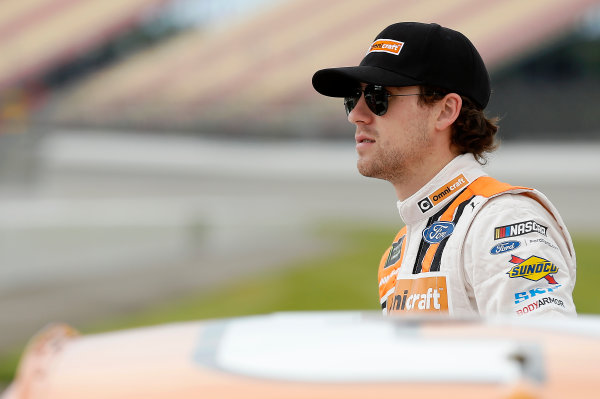 Monster Energy NASCAR Cup Series
FireKeepers Casino 400
Michigan International Speedway, Brooklyn, MI USA
Friday 16 June 2017
Ryan Blaney, Wood Brothers Racing, Omnicraft Auto Parts Ford Fusion
World Copyright: Brett Moist 
LAT Images