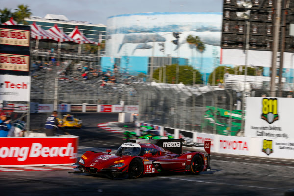 2017 IMSA WeatherTech SportsCar Championship
BUBBA burger Sports Car Grand Prix at Long Beach
Streets of Long Beach, CA USA
Friday 7 April 2017
55, Mazda DPi, P, Tristan Nunez, Jonathan Bomarito
World Copyright: Jake Galstad/LAT Images