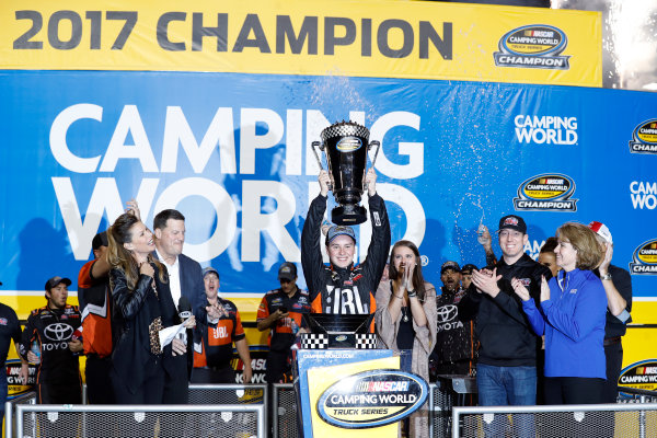 NASCAR Camping World Truck Series
Ford EcoBoost 200
Homestead-Miami Speedway, Homestead, FL USA
Friday 17 November 2017
Christopher Bell, JBL Toyota Tundra championship
World Copyright: Lesley Ann Miller
LAT Images