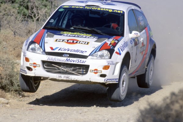 2000 World Rally Championship.
Cyprus Rally, Cyprus. 8-10 September 2000.
Carlos Sainz/Luis Moya (Ford Focus WRC), 1st position.
World Copyright: LAT Photographic
Ref: 35mm transparency 2000RALLY10