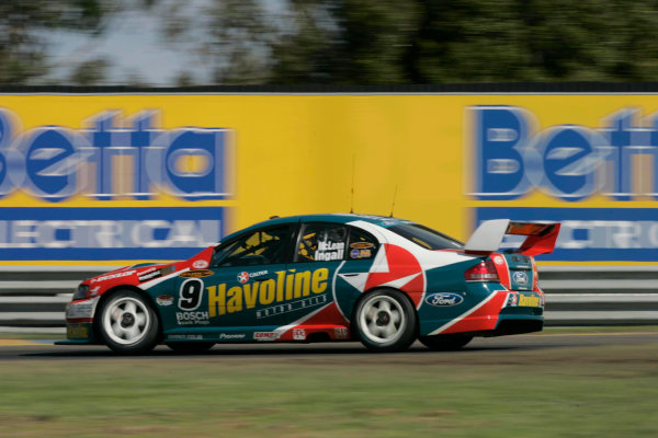 2004 Australian V8 Supercars
Sandown, Australia. 12th September 2004
V8 Supercar drivers Russell Ingall and Cameron McLean during the Betta Electrical 500 being held this weekend at Sandown International Raceway Melbourne, Australia.
World Copyright: Mark Horsburgh/LAT Photographic
ref: DIgital Image Only