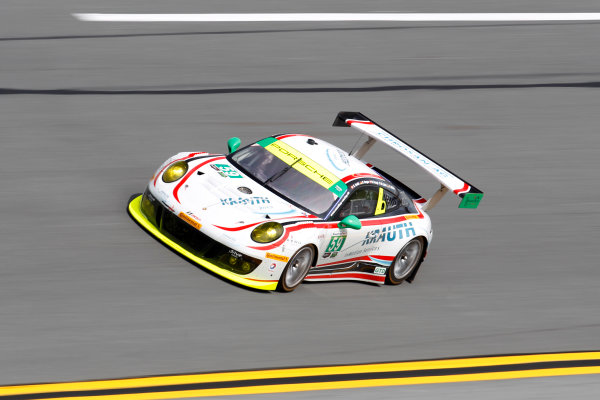 2017 Rolex 24 Hours.
Daytona, Florida, USA
Thursday 26 January 2017.
#59 Manthey Racing Porsche 911 GT3 R: Sven Muller, Reinhold Renger, Harald Proczyk, Steve Smith, Matteo Cairoli
World Copyright: Alexander Trienitz/LAT Images
ref: Digital Image 2017-24h-Daytona-AT2-0617