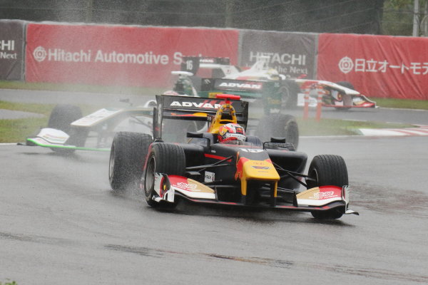 2017 Japanese Super Formula.
Suzuka, Japan. 21st - 22nd October 2017. Rd 7. Cancelled race due to Typhoon.
2017 Driver?s 2nd position & Rookie of the Year Pierre Gasly ( #15 TEAM MUGEN SF14 ) action
World Copyright: Yasushi Ishihara / LAT Images.
Ref: 2017_SF_Rd7_014 2017 Japanese Super Formula.
Suzuka, Japan. 21st - 22nd October 2017. Rd 7. Cancelled race due to Typhoon.
2017 Driver?s 2nd position & Rookie of the Year Pierre Gasly ( #15 TEAM MUGEN SF14 ) action
World Copyright: Yasushi Ishihara / LAT Images.
Ref: 2017_SF_Rd7_014