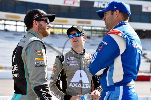 NASCAR XFINITY Series
Virginia529 College Savings 250
Richmond Raceway, Richmond, VA USA
Friday 8 September 2017
Dale Earnhardt Jr, Degree Deodorant Chevrolet Camaro, William Byron, AXALTA Coating Systems Chevrolet Camaro and Elliott Sadler, OneMain Financial Chevrolet Camaro
World Copyright: Nigel Kinrade
LAT Images