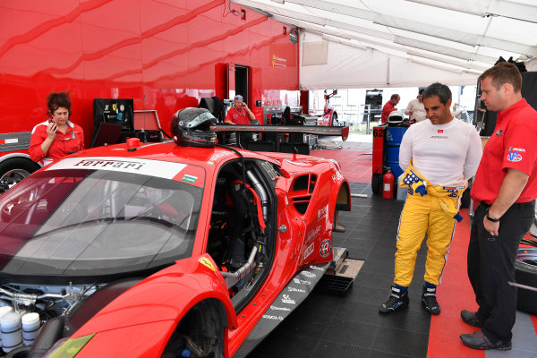 2017 WeatherTech SportsCar Championship - IMSA February Test
Sebring International Raceway, Sebring, FL USA
Friday 24 February 2017
62, Ferrari, Ferrari 488 GTE, GTLM,  Juan Pablo Montoya.
World Copyright: Richard Dole/LAT Images
ref: Digital Image RD_2_17_195