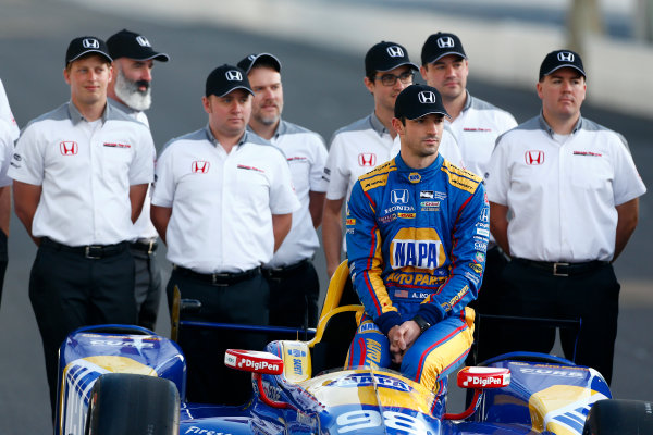 Verizon IndyCar Series
Indianapolis 500 Qualifying
Indianapolis Motor Speedway, Indianapolis, IN USA
Monday 22 May 2017
Alexander Rossi, Andretti Herta Autosport with Curb-Agajanian Honda poses for front row photos
World Copyright: Phillip Abbott
LAT Images
ref: Digital Image abbott_indyQ_0517_21513 Verizon IndyCar Series
Indianapolis 500 Qualifying
Indianapolis Motor Speedway, Indianapolis, IN USA
Monday 22 May 2017
Alexander Rossi, Andretti Herta Autosport with Curb-Agajanian Honda poses for front row photos
World Copyright: Phillip Abbott
LAT Images
ref: Digital Image abbott_indyQ_0517_21513