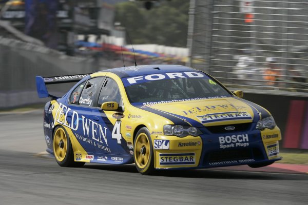 2007 Australian V8 Supercars - Clipsal 500.
Adelaide, Australia. 1st - 4th March 2007.
James Courtney (Stone Brothers Racing Ford Falcon BF). Action.
World Copyright: Mark Horsburgh/LAT Photographic
ref: Digital Image Courtney-SBR-RD1-06-17401
2007 Australian V8 Supercars - Clipsal 500.
Adelaide, Australia. 1st - 4th March 2007.
James Courtney (Stone Brothers Racing Ford Falcon BF). Action.
World Copyright: Mark Horsburgh/LAT Photographic
ref: Digital Image Courtney-SBR-RD1-06-17401