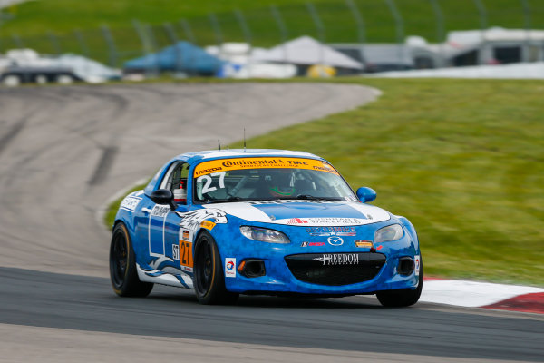 IMSA Continental Tire SportsCar Challenge
Mobil 1 SportsCar Grand Prix
Canadian Tire Motorsport Park
Bowmanville, ON CAN
Friday 7 July 2017
27, Mazda, Mazda MX-5, ST, Britt Casey Jr
World Copyright: Jake Galstad/LAT Images IMSA Continental Tire SportsCar Challenge
Mobil 1 SportsCar Grand Prix
Canadian Tire Motorsport Park
Bowmanville, ON CAN
Friday 7 July 2017
27, Mazda, Mazda MX-5, ST, Britt Casey Jr
World Copyright: Jake Galstad/LAT Images