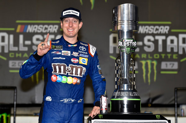Monster Energy NASCAR Cup Series
Monster Energy NASCAR All-Star Race
Charlotte Motor Speedway, Concord, NC USA
Saturday 20 May 2017
Kyle Busch, Joe Gibbs Racing, M&M's Caramel Toyota Camry celebrates his win in Victory Lane
World Copyright: Nigel Kinrade
LAT Images
ref: Digital Image 17CLT1nk07385 Monster Energy NASCAR Cup Series
Monster Energy NASCAR All-Star Race
Charlotte Motor Speedway, Concord, NC USA
Saturday 20 May 2017
Kyle Busch, Joe Gibbs Racing, M&M's Caramel Toyota Camry celebrates his win in Victory Lane
World Copyright: Nigel Kinrade
LAT Images
ref: Digital Image 17CLT1nk07385