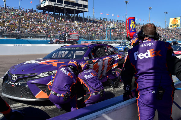 2017 Monster Energy NASCAR Cup Series
Camping World 500
Phoenix International Raceway, Avondale, AZ USA
Sunday 19 March 2017
Denny Hamlin, FedEx Freight Toyota Camry
World Copyright: Rusty Jarrett/LAT Images
ref: Digital Image 17PHX1rj_3067