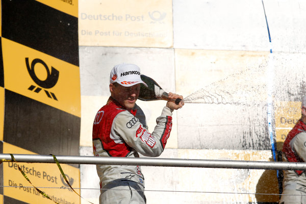 2017 DTM Round 9
Hockenheimring, Germany
Sunday 15 October 2017.
Champions Podium: second place Mattias Ekström, Audi Sport Team Abt Sportsline
World Copyright: Alexander Trienitz/LAT Images
ref: Digital Image 2017-DTM-HH2-AT2-2274 2017 DTM Round 9
Hockenheimring, Germany
Sunday 15 October 2017.
Champions Podium: second place Mattias Ekström, Audi Sport Team Abt Sportsline
World Copyright: Alexander Trienitz/LAT Images
ref: Digital Image 2017-DTM-HH2-AT2-2274