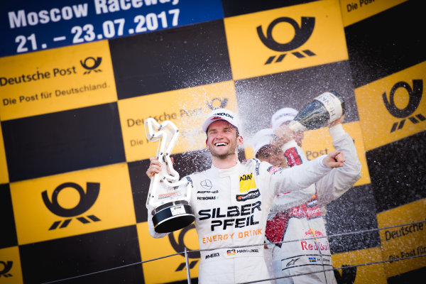 2017 DTM Round 5
Moscow Raceway, Moscow, Russia
Sunday 23 July 2017.
Podium: Race winner Maro Engel, Mercedes-AMG Team HWA, Mercedes-AMG C63 DTM
World Copyright: Evgeniy Safronov/LAT Images
ref: Digital Image SafronovEvgeniy_2017_DTM_MRW_SanFast-23