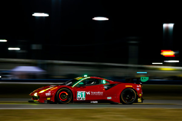 IMSA WeatherTech SportsCar Championship
The Roar Before the Rolex 24
Daytona International Speedway
Daytona Beach, FL USA
Saturday 6 January 2018
#51 Spirit of Race Ferrari 488 GT3, GTD: Paul Dalla Lana, Pedro Lamy, Mathias Lauda, Daniel Serra
World Copyright: Jake Galstad
LAT Images