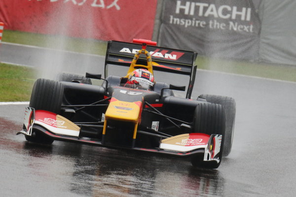 2017 Japanese Super Formula.
Suzuka, Japan. 21st - 22nd October 2017. Rd 7. Cancelled race due to Typhoon.
2017 Driver?s 2nd position & Rookie of the Year Pierre Gasly ( #15 TEAM MUGEN SF14 ) action
World Copyright: Yasushi Ishihara / LAT Images.
Ref: 2017_SF_Rd7_013