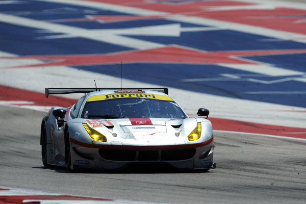 2017 FIA World Endurance Championship,
COTA, Austin, Texas, USA. 14th-16th September 2017,
#54 Spirit of Race Ferrari 488 GTE: Thomas Flohr, Francesco Castellacci, Miguel Molina 
World Copyright. May/JEP/LAT Images 