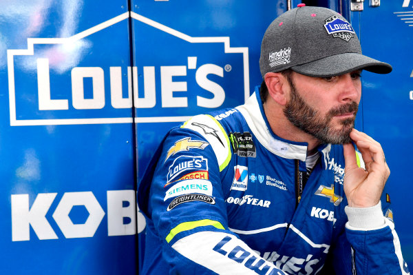 Monster Energy NASCAR Cup Series
Alabama 500
Talladega Superspeedway
Talladega, AL USA
Friday 13 October 2017
Jimmie Johnson, Hendrick Motorsports, Lowe's Chevrolet SS
World Copyright: Rusty Jarrett
LAT Images Monster Energy NASCAR Cup Series
Alabama 500
Talladega Superspeedway
Talladega, AL USA
Friday 13 October 2017
Jimmie Johnson, Hendrick Motorsports, Lowe's Chevrolet SS
World Copyright: Rusty Jarrett
LAT Images