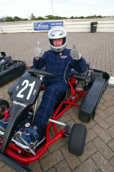 Keith Sutton (GBR) Sutton Motorsport Images graciously retired from the race to take the photographs (His brother Mark took this one).
Sutton Motorsport Images Annual Karting Grand Prix; Daytona International Raceway, Milton Keynes, England, 24 July 2003.
DIGITAL IMAGE
Keith Sutton (GBR) Sutton Motorsport Images graciously retired from the race to take the photographs (His brother Mark took this one).
Sutton Motorsport Images Annual Karting Grand Prix; Daytona International Raceway, Milton Keynes, England, 24 July 2003.
DIGITAL IMAGE