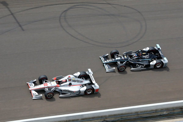 Verizon IndyCar Series
Indianapolis 500 Race
Indianapolis Motor Speedway, Indianapolis, IN USA
Sunday 28 May 2017
Will Power, Team Penske Chevrolet and Josef Newgarden, Team Penske Chevrolet
World Copyright: Russell LaBounty
LAT Images