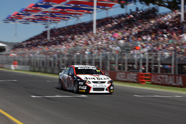 Clipsal 500, Adelaide Street Circuit.
Australia. 19th - 22nd March 2009
Steven Johnson of Dick Johnson Racing during the Clipsal 500, Event 01 of the Australian V8 Supercar Championship Series at the Adelaide Street Circuit, Adelaide, South Australia, March 20, 2009.
World Copyright: Mark Horsburgh/LAT Photographic
ref: Digital Image V8_Clipsal500_092364