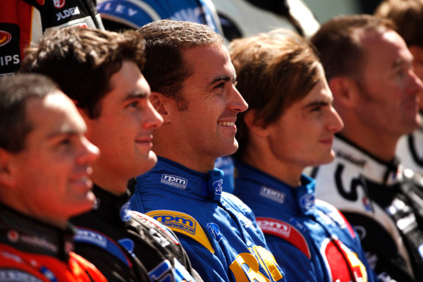 YAS Marina Circuit, Abu Dhabi. 10th - 12h February 2011.
Alex Davison, (Stone Brothers Racing) and Shane Van Gisbergen, (Stone Brothers Racing) and Tim Slade, (J R Racing).
Portrait.
World Copyright: Drew Gibson/LAT Photographic
ref: Digital Image DG5D6723 YAS Marina Circuit, Abu Dhabi. 10th - 12h February 2011.
Alex Davison, (Stone Brothers Racing) and Shane Van Gisbergen, (Stone Brothers Racing) and Tim Slade, (J R Racing).
Portrait.
World Copyright: Drew Gibson/LAT Photographic
ref: Digital Image DG5D6723