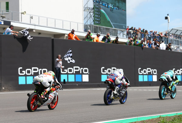 2017 Moto3 Championship - Round 9
Sachsenring, Germany
Sunday 2 July 2017
Joan Mir, Leopard Racing, Romano Fenati, Marinelli Rivacold Snipers, Marcos Ramírez, Platinum Bay Real Estate
World Copyright: David Goldman/LAT Images
ref: Digital Image 34010 2017 Moto3 Championship - Round 9
Sachsenring, Germany
Sunday 2 July 2017
Joan Mir, Leopard Racing, Romano Fenati, Marinelli Rivacold Snipers, Marcos Ramírez, Platinum Bay Real Estate
World Copyright: David Goldman/LAT Images
ref: Digital Image 34010