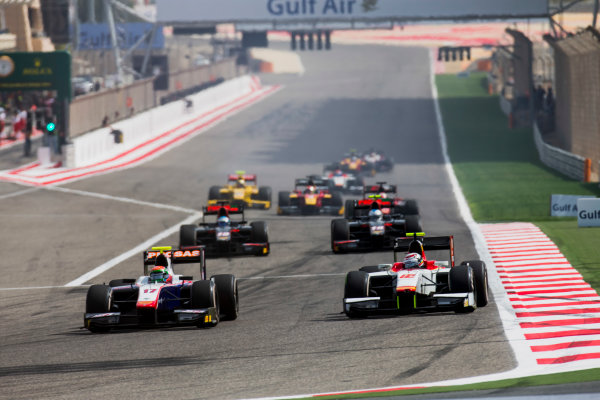 2017 FIA Formula 2 Round 1.
Bahrain International Circuit, Sakhir, Bahrain.
Sunday 16 April 2017.
Sergio Canamasas (ESP, Trident), Stefano Coletti (MON, Campos Racing)
Photo: Zak Mauger/FIA Formula 2.
ref: Digital Image _X0W5002 2017 FIA Formula 2 Round 1.
Bahrain International Circuit, Sakhir, Bahrain.
Sunday 16 April 2017.
Sergio Canamasas (ESP, Trident), Stefano Coletti (MON, Campos Racing)
Photo: Zak Mauger/FIA Formula 2.
ref: Digital Image _X0W5002