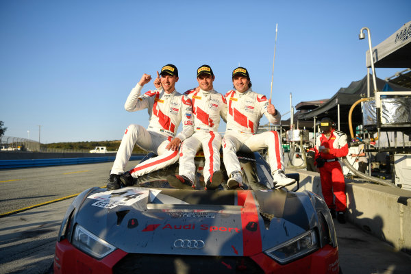 Pirelli World Challenge
Intercontinental GT Challenge California 8 Hours
Mazda Raceway Laguna Seca
Sunday 15 October 2017
Pierre Kaffer, Kelvin van der Linde, Markus Winkelhock, Audi R8 LMS, GT3 Overall
World Copyright: Richard Dole
LAT Images
ref: Digital Image RD_PWCLS17_392