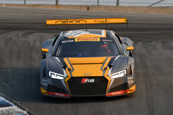 Pirelli World Challenge
Intercontinental GT Challenge California 8 Hours
Mazda Raceway Laguna Seca
Sunday 15 October 2017
Robin Frijns, Stuart Leonard, Jake Dennis, Audi R8 LMS, GT3 Overall
World Copyright: Richard Dole
LAT Images