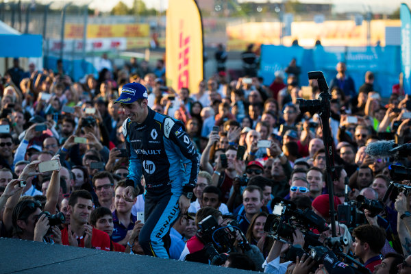 2016/2017 FIA Formula E Championship.
Marrakesh ePrix, Circuit International Automobile Moulay El Hassan, Marrakesh, Morocco.
Sebastien Buemi (SUI), Renault e.Dams, Spark-Renault, Renault Z.E 16. 
Saturday 12 November 2016.
Photo: Sam Bloxham/LAT/Formula E
ref: Digital Image _SBB7683