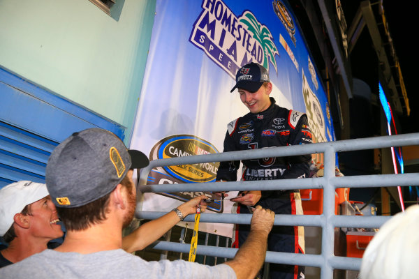 18 November, 2016, Homestead, Florida USA
William Byron wins Ford EcoBoost 200
©2016, Jim Fluharty / LAT Photo USA 18 November, 2016, Homestead, Florida USA
William Byron wins Ford EcoBoost 200
©2016, Jim Fluharty / LAT Photo USA