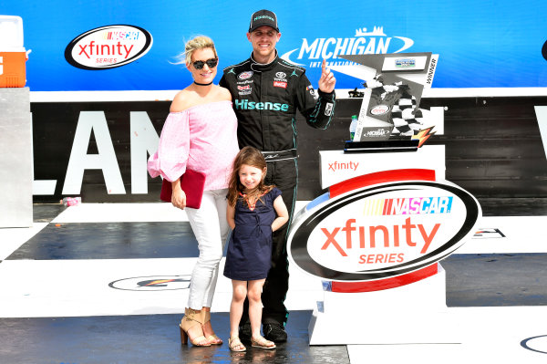 NASCAR XFINITY Series
Irish Hills 250
Michigan International Speedway, Brooklyn, MI USA
Saturday 17 June 2017
Denny Hamlin, Hisense Toyota Camry celebrates his win in Victory Lane
World Copyright: Nigel Kinrade
LAT Images NASCAR XFINITY Series
Irish Hills 250
Michigan International Speedway, Brooklyn, MI USA
Saturday 17 June 2017
Denny Hamlin, Hisense Toyota Camry celebrates his win in Victory Lane
World Copyright: Nigel Kinrade
LAT Images