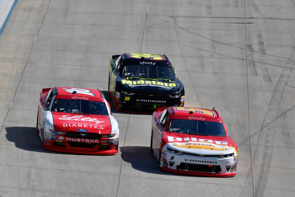 NASCAR XFINITY Series
Use Your Melon Drive Sober 200
Dover International Speedway, Dover, DE USA
Saturday 30 September 2017
Michael Annett, Pilot Flying J Chevrolet Camaro, Ryan Reed, Lilly Diabetes Ford Mustang, Ryan Sieg, RSS Racing Chevrolet Camaro
World Copyright: Logan Whitton
LAT Images