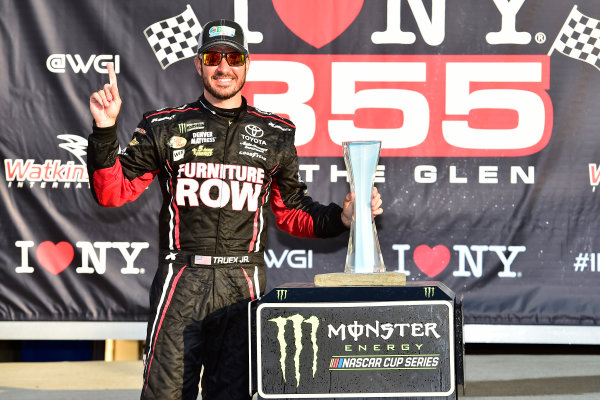 Monster Energy NASCAR Cup Series
I LOVE NEW YORK 355 at The Glen
Watkins Glen International, Watkins Glen, NY USA
Sunday 6 August 2017
Martin Truex Jr, Furniture Row Racing, Furniture Row/Denver Mattress Toyota Camry celebrates in victory lane
World Copyright: John Harrelson
LAT Images Monster Energy NASCAR Cup Series
I LOVE NEW YORK 355 at The Glen
Watkins Glen International, Watkins Glen, NY USA
Sunday 6 August 2017
Martin Truex Jr, Furniture Row Racing, Furniture Row/Denver Mattress Toyota Camry celebrates in victory lane
World Copyright: John Harrelson
LAT Images