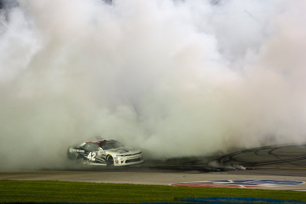 NASCAR XFINITY Series
VisitMyrtleBeach.com 300
Kentucky Speedway
Sparta, KY USA
Saturday 23 September 2017
Tyler Reddick, BBR/Jason Aldean Chevrolet Camaro celebrates
World Copyright: Barry Cantrell
LAT Images