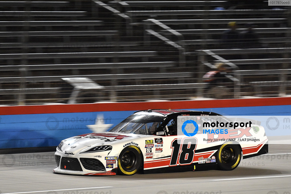 18 Harrison Burton, Joe Gibbs Racing, Toyota Supra Dex Imaging Texas II Motorsport Images