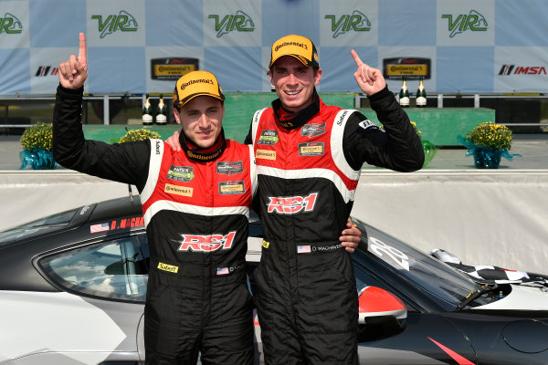 IMSA Continental Tire SportsCar Challenge
Biscuitville Grand Prix
Virginia International Raceway, Alton, VA USA
Saturday 26 August 2017
28, Porsche, Porsche Cayman GT4, GS, Dylan Murcott, Dillon Machavern celebrate the win in victory lane
World Copyright: Scott R LePage
LAT Images IMSA Continental Tire SportsCar Challenge
Biscuitville Grand Prix
Virginia International Raceway, Alton, VA USA
Saturday 26 August 2017
28, Porsche, Porsche Cayman GT4, GS, Dylan Murcott, Dillon Machavern celebrate the win in victory lane
World Copyright: Scott R LePage
LAT Images