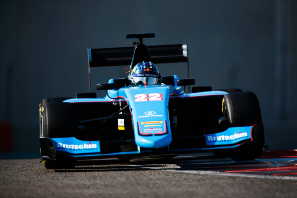 2017 GP3 Series Test 5.
Yas Marina Circuit, Abu Dhabi, United Arab Emirates.
Thursday 30 November 2017.
David Beckmann (DEU, Jenzer Motorsport). 
Photo: Joe Portlock/GP3 Series Media Service.
ref: Digital Image _L5R2350