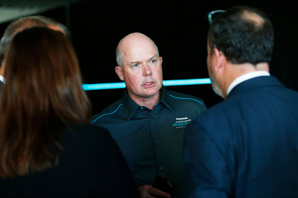 Jaguar Racing Official Formula E Launch
Jaguar Heritage Collections Centre, Gaydon, UK
Thursday 8 September 2016
Craig Wilson (Managing Director, Williams Advanced Engineering).
World Copyright: Andrew Ferraro/LAT Photographic
ref: Digital Image _FER6713